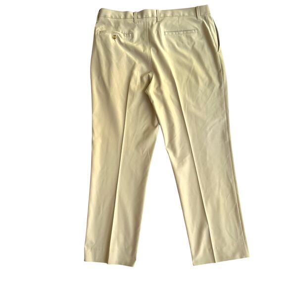 Callaway Men’s Golf Pants 38x32 Tan Flat Front Performance Stretch - Picture 3 of 5